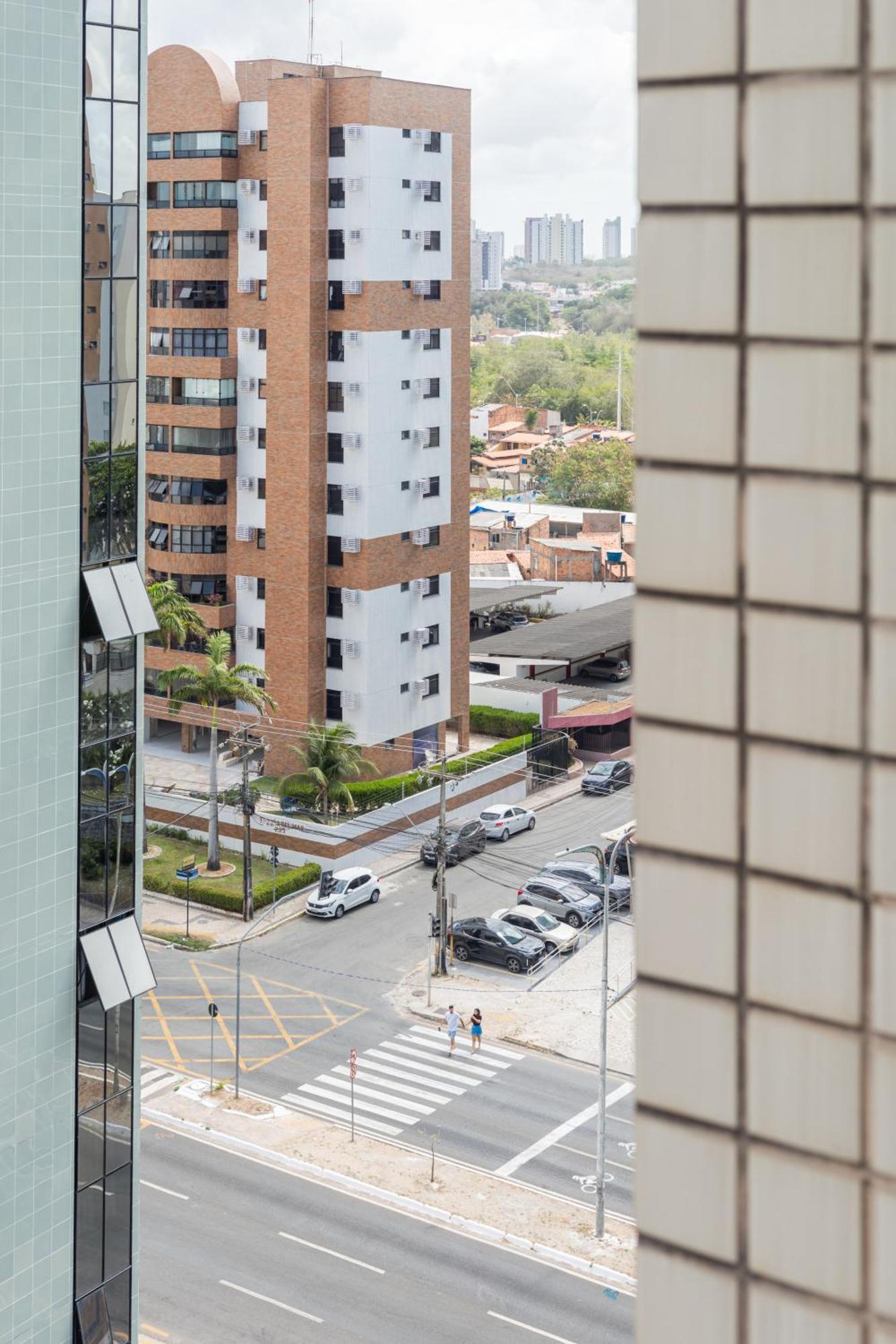 Vista Mar E Lagoa - Cozinha E Frigobar - Apartamento Flat Proximo A Praia São Luís Exterior foto
