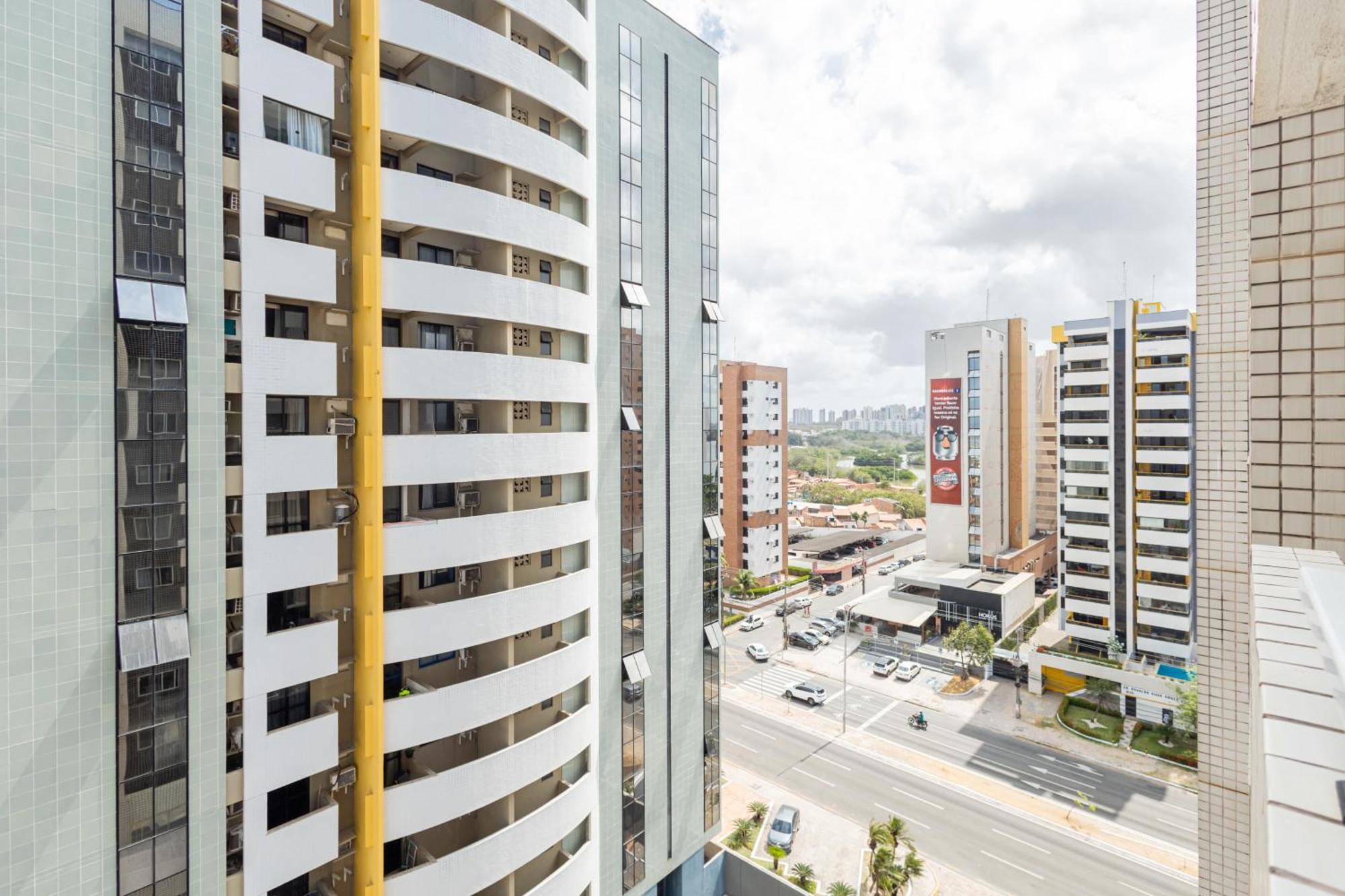 Vista Mar E Lagoa - Cozinha E Frigobar - Apartamento Flat Proximo A Praia São Luís Exterior foto