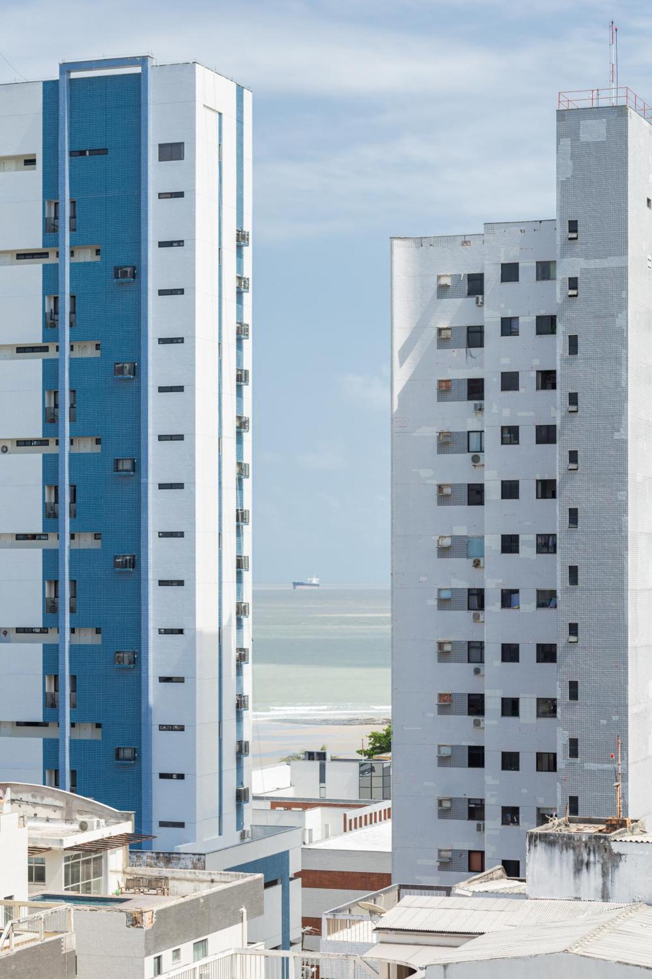 Vista Mar E Lagoa - Cozinha E Frigobar - Apartamento Flat Proximo A Praia São Luís Exterior foto