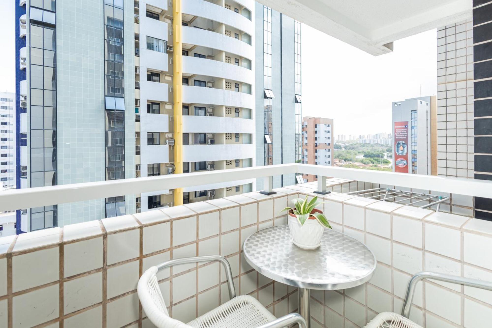 Vista Mar E Lagoa - Cozinha E Frigobar - Apartamento Flat Proximo A Praia São Luís Exterior foto