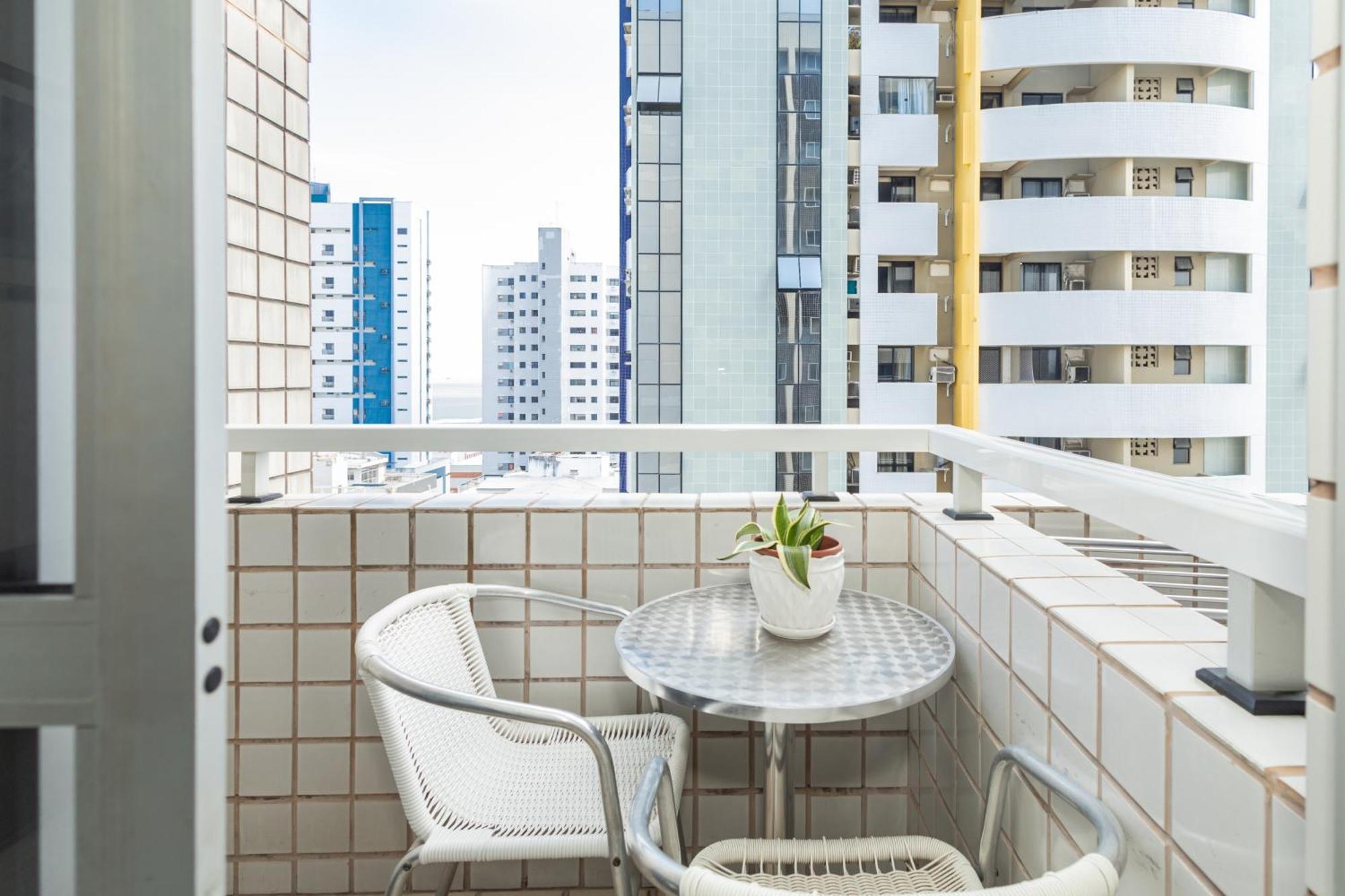 Vista Mar E Lagoa - Cozinha E Frigobar - Apartamento Flat Proximo A Praia São Luís Exterior foto