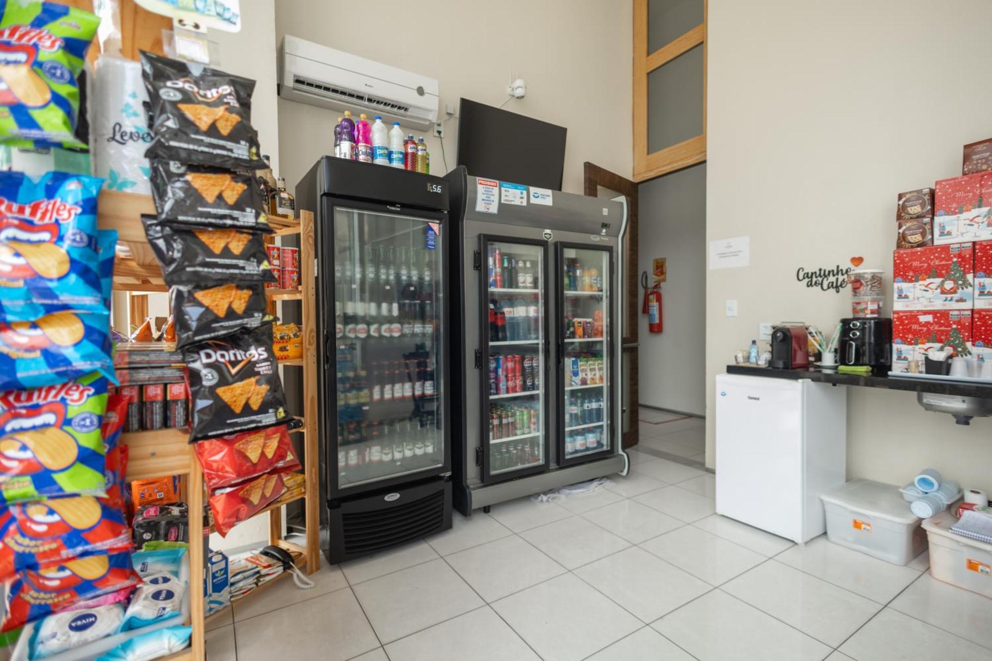 Vista Mar E Lagoa - Cozinha E Frigobar - Apartamento Flat Proximo A Praia São Luís Exterior foto