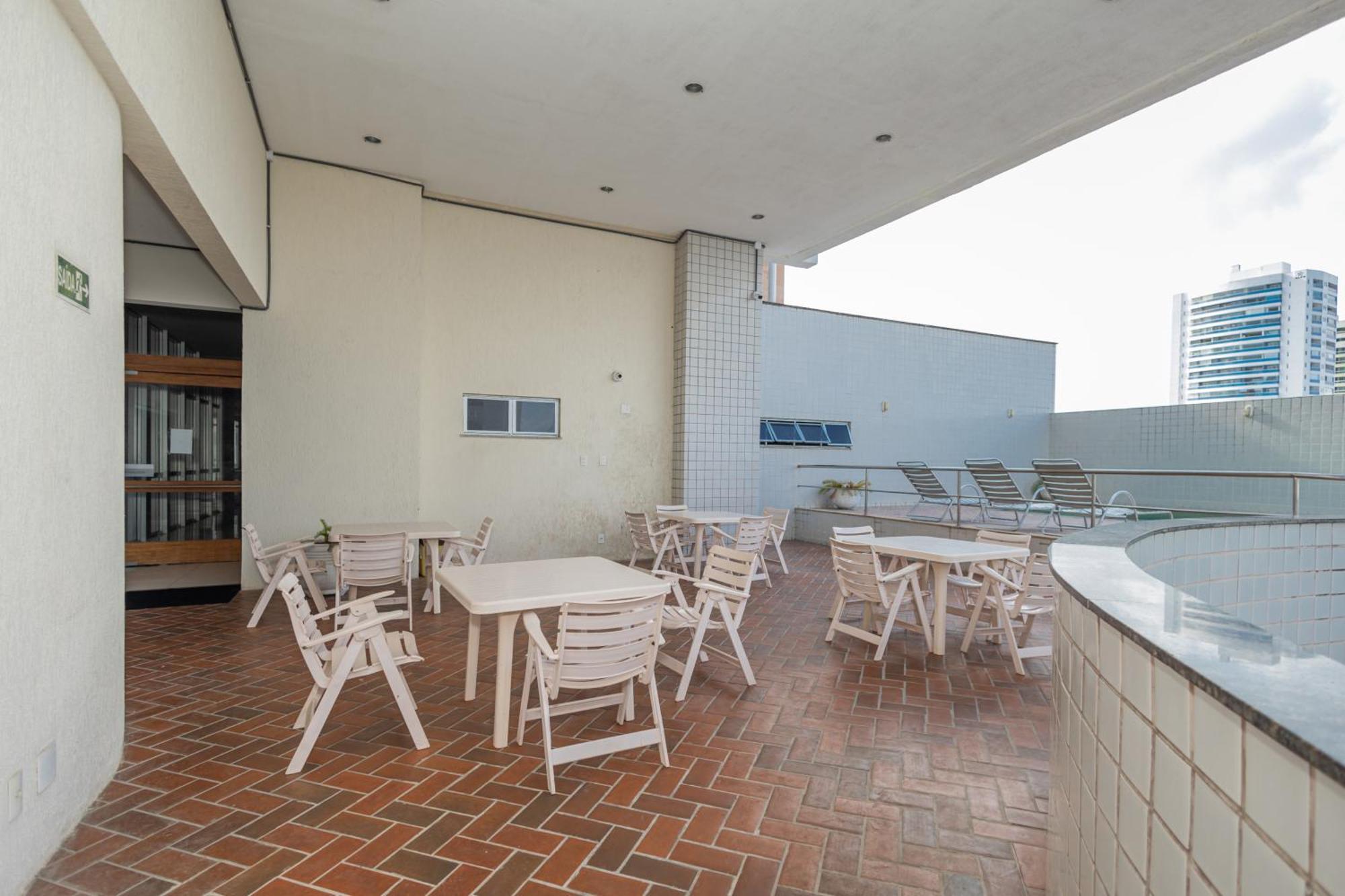 Vista Mar E Lagoa - Cozinha E Frigobar - Apartamento Flat Proximo A Praia São Luís Exterior foto